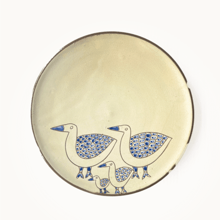 Assiette motif Famille Canard  terre cuite Ø 25 cm – Artisanat de Luxor  Louxor - Egypte – Image 5