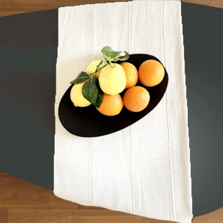 Centre de table | Plat en bois Noir – Image 2