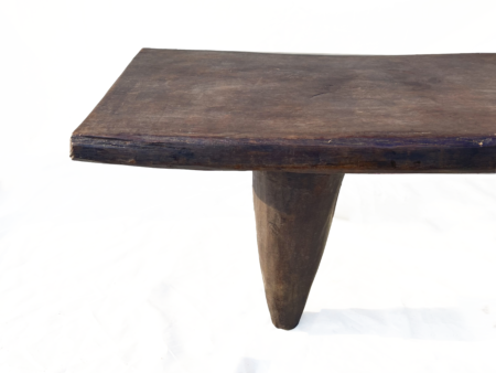 Table basse Senoufo en bois sculpté N°10 -24 | Banc Senoufo en Bois Brut  - Table d'appoint – Image 5