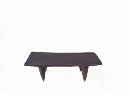 Table basse Senoufo 1 mètre N°9 -24 | Banc Senoufo en Bois Brut  - Table d'appoint - Bout de lit - Mobilier d'appoint – Image 9