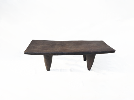 Table basse Senoufo en bois sculpté N°10 -24 | Banc Senoufo en Bois Brut  - Table d'appoint – Image 3