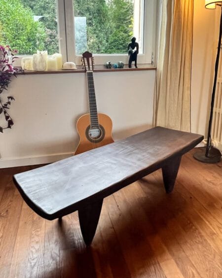 Table basse Senoufo en bois sculpté N°10 -24 | Banc Senoufo en Bois Brut  - Table d'appoint