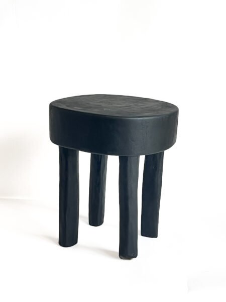 Tabouret Lobi en Bois M1 - "Black Edition" – Image 3