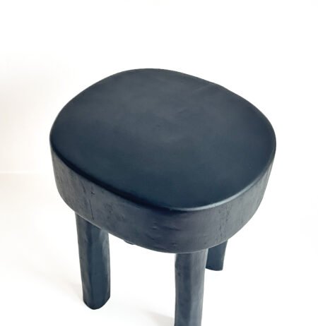 assise patine Tabourets Lobi en Bois N°1-75