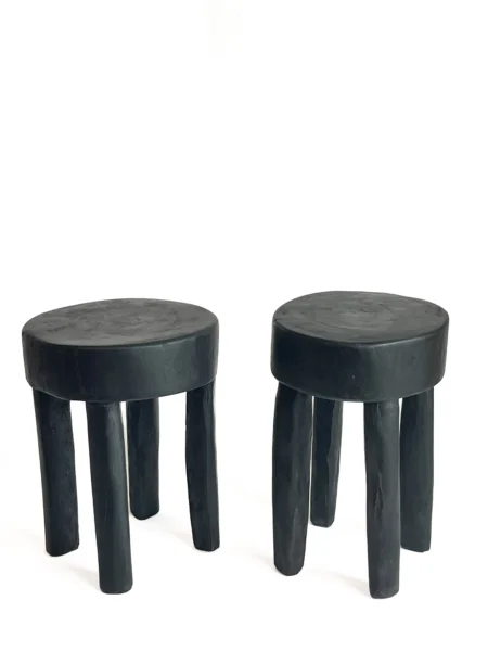 Tabouret Lobi en Bois M2 - "Black Edition" – Image 9