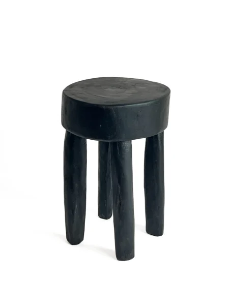 Tabouret Lobi en Bois M2 - "Black Edition"
