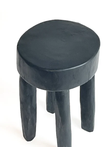 Tabouret Lobi en Bois M2 - "Black Edition" – Image 3