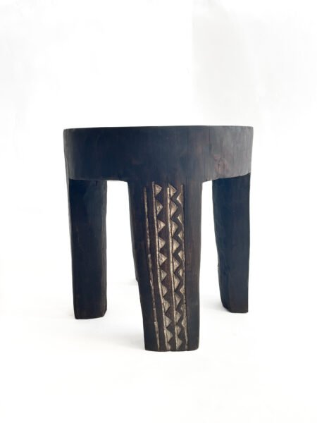 Bout de canapé Tabouret massif en bois "DOMY"  monoxyle- Table d'appoint- Table de chevet