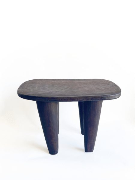 Grand Tabouret Sénoufo en bois Massif N2 - Table basse Sculpturale Unique |  Bout de canapé – Image 10