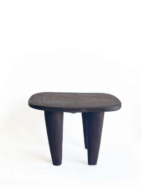 Grand Tabouret Sénoufo en bois Massif N2 - Table basse Sculpturale Unique |  Bout de canapé – Image 4