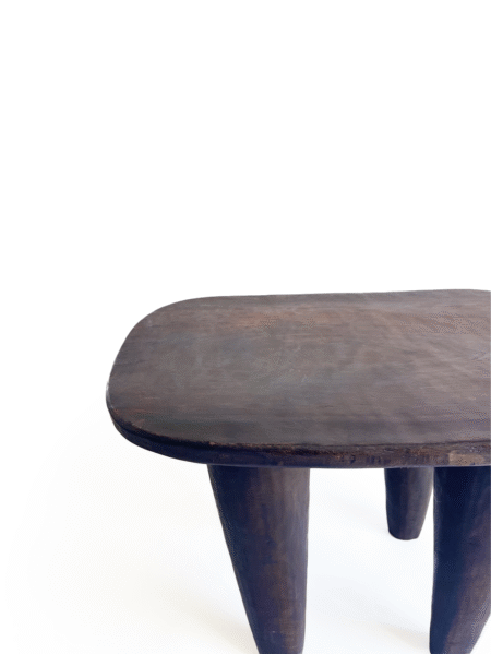 Grand Tabouret Sénoufo en bois Massif N2 - Table basse Sculpturale Unique |  Bout de canapé – Image 7