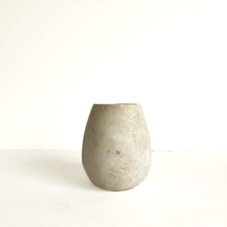 Photophore en albâtre brut L1 | Bougeoir sculpté à la main | "Souffle du Nil" & naturel de Louxor - Egypte N6 – Image 6