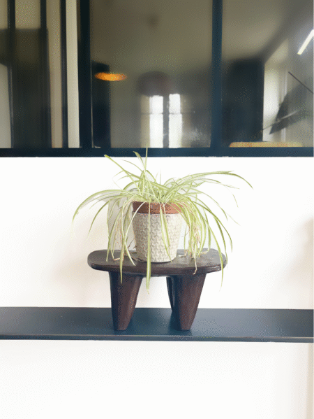 Petit Tabouret Senoufo en bois S N°2 -25 – Image 5