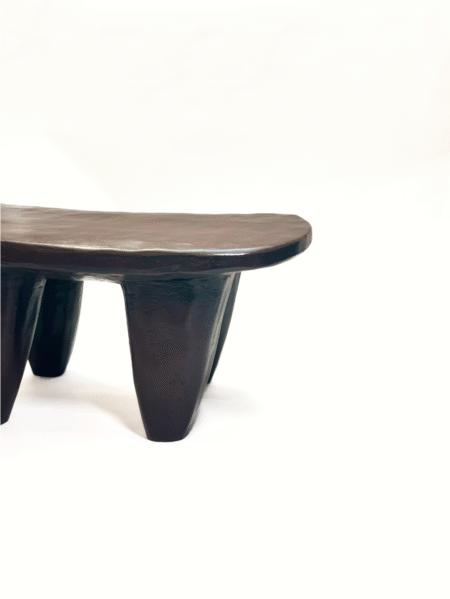 side droit Tabouret Senoufo s N2 " en massif bois | sculpté à la main | Authentique Pièce Rare | Art Tribal Raffiné Maison kwo