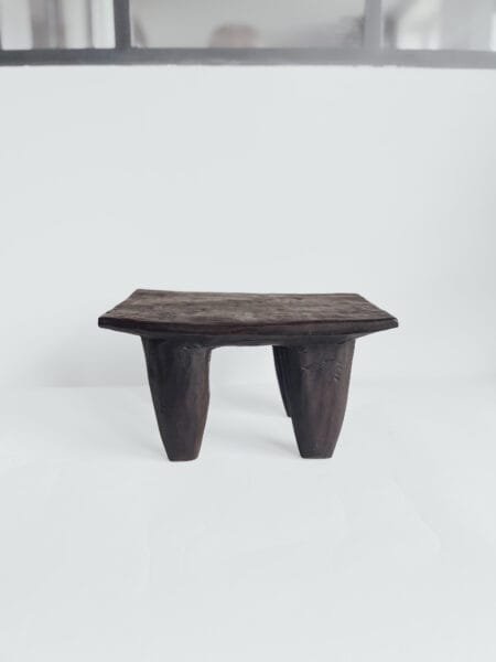 Tabouret Senoufo XS  " REC " en bois – Image 7