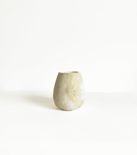 Photophore en albâtre brut L3 | Objet d’ambiance zen & naturel  sculpté à la main | Bougeoir "Larme de Lumière – Louxor" - Egypte N8 – Image 4